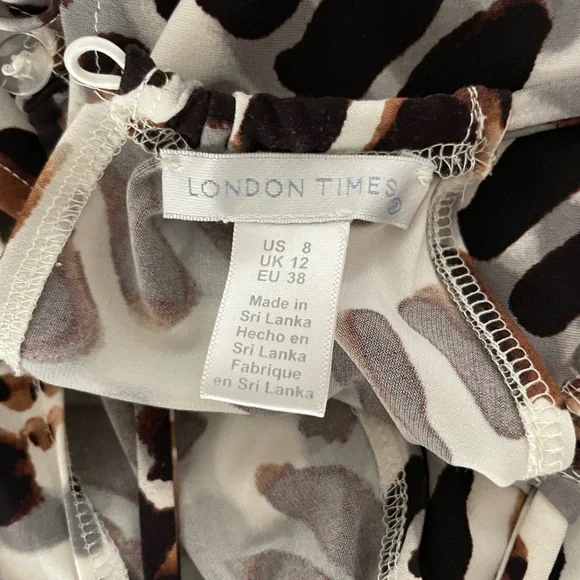 London Times Maxi Dress Size 8 - Picture 5 of 5